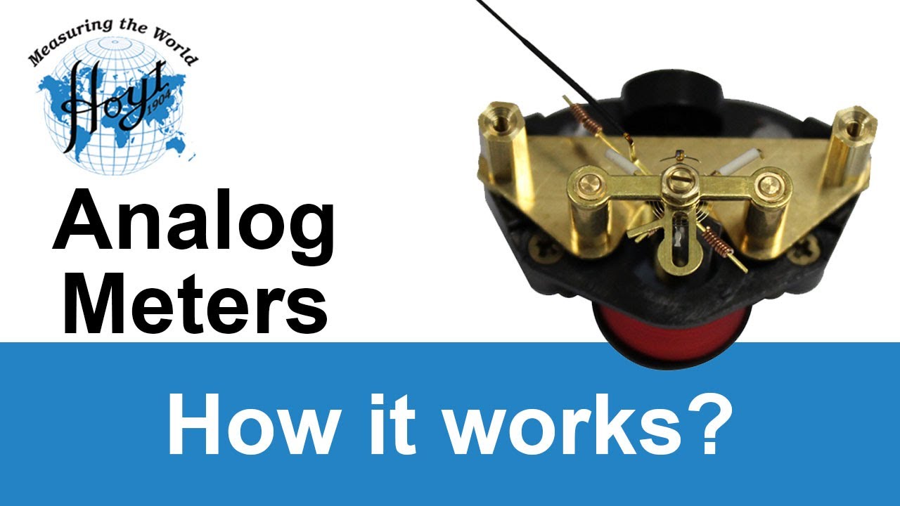 How does a analog voltmeter work? Wiki REF