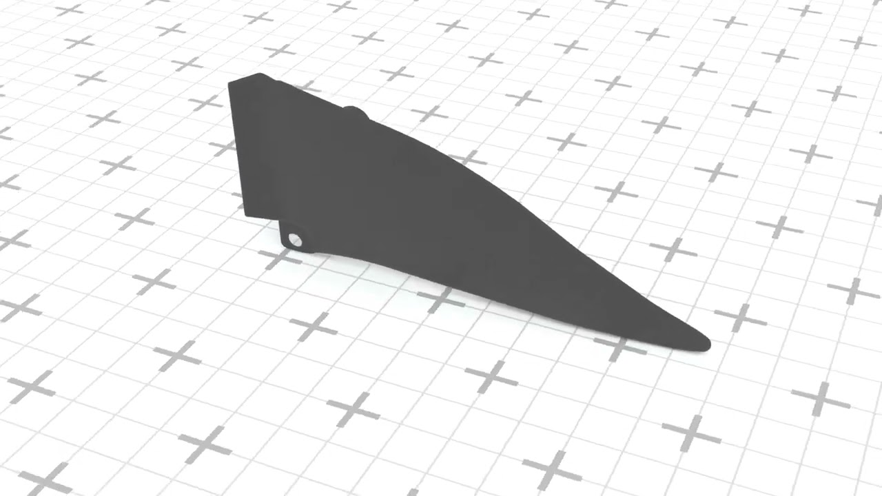 Toyota - Lexus RX300 Right Inner Mirror Triangle Trim 67491-48010 3D Print Model