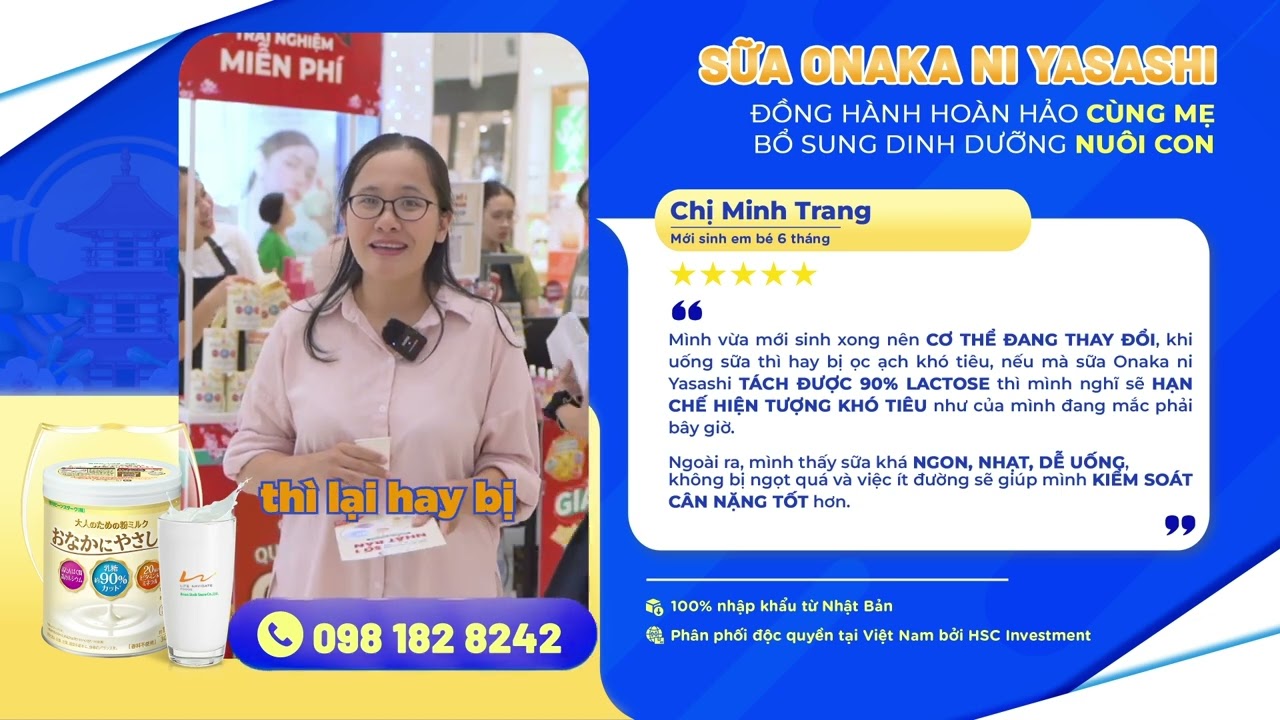 Mẹ Khỏe Vững Vàng - Nuôi Con Dễ Dàng Cùng Sữa Onaka Ni Yasashi 100% nhập khẩu trực tiếp từ Nhật Bản