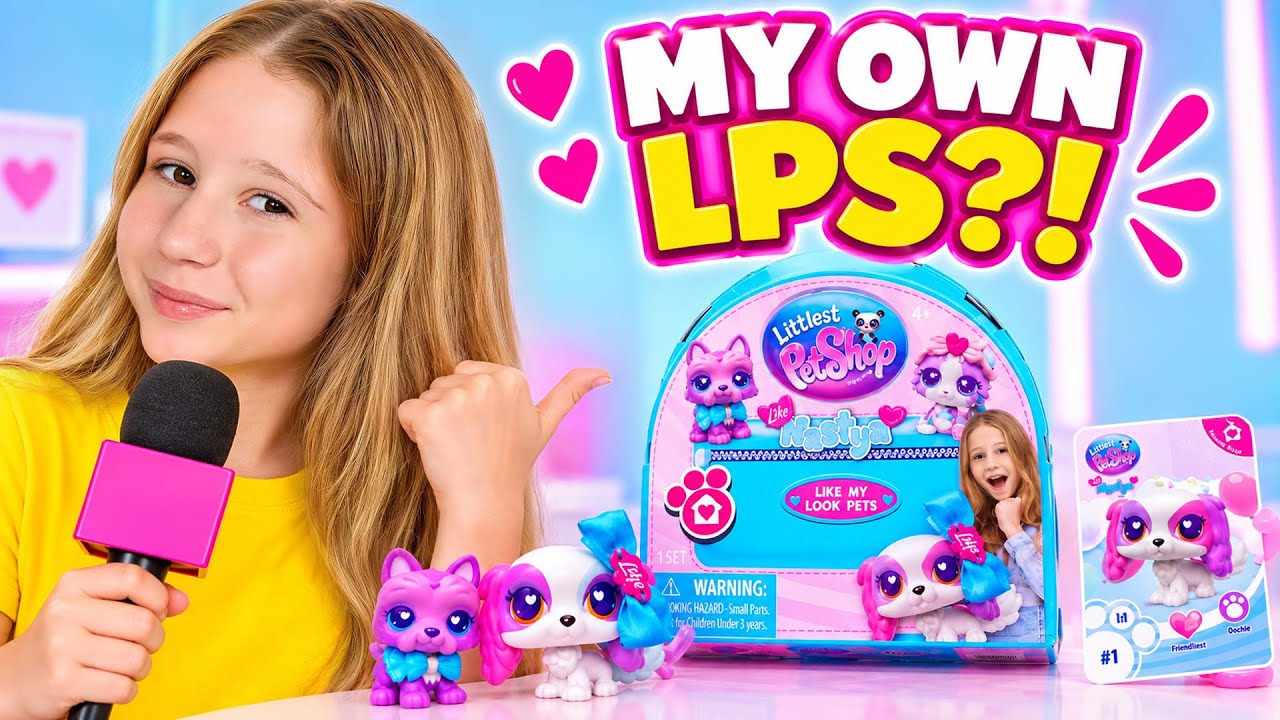 Nastya created her own line of PET TOYS