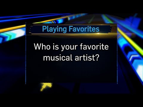 Playing Favorites: Musical Artists