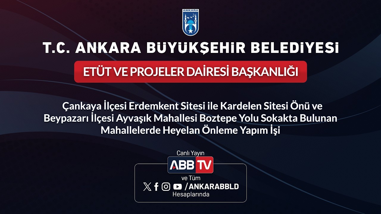 ETÜT VE PROJELER DAiREBAŞKANLIĞI -Boztepe Yolu Sokakta Bulunan Mahallelerde Heyelan Önleme Yapım İşi