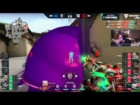 Shroud Reaction On Sentinels Flawless Round  Sen Vs C9  Sentinels Vs Cloud 9