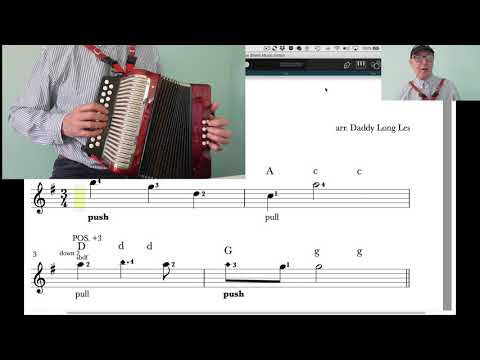 Sankta Lucia - DG Melodeon Performance Video And Tutorial Clip