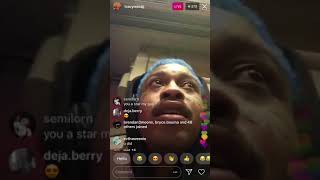 Lil Tracy explains heart attack instagram live