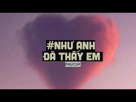 Như Anh Đã Thấy Em ( Lofi ver ) Karaoke Không Rap