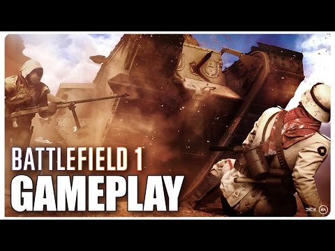 Battlefield 1 - Gameplay Part 1 - [Surviving a Landship] - BF1 Beta Multiplayer