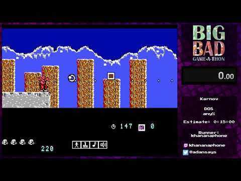 Big Bad Game-a-thon 2017 - Karnov by khananaphone