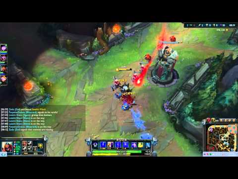 Full zed vs lulu mid game, high master/challenger mmr