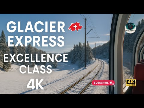 Glacier Express Excellence Class 🇨🇭 | World’s Most Scenic Train Ride in 4K