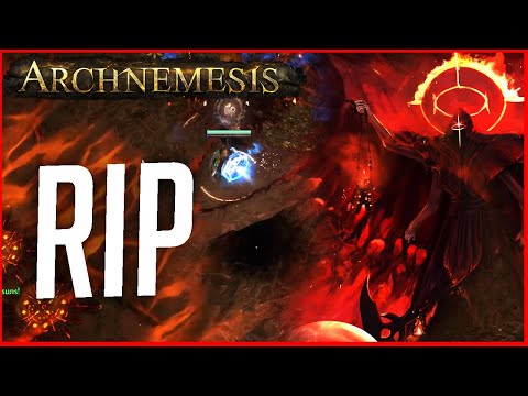 Path of Exile: Siege of the Atlas Race RIP  |  Searing Exarch Boss