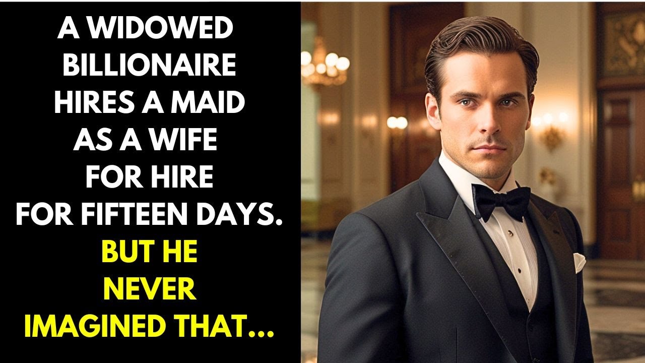 A WIDOWED BILLIONAIRE HIRES A MAID AS A WIFE FOR HIRE FOR FIFTEEN DAYS. BUT HE NEVER IMAGINED...
