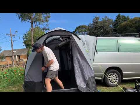 Dometic Inflatable Tailgater Air SUV Awning Review & Setup Demonstration