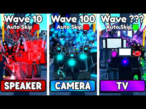 TITAN CAMERAS VS TITAN SPEAKERS VS TITAN TVS! (Toilet Tower Defense)