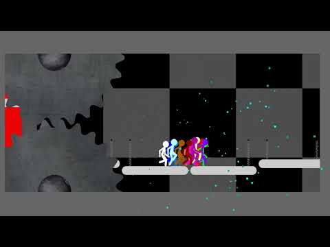 Survival Stickman Race - 01 - Escape from the giant gears