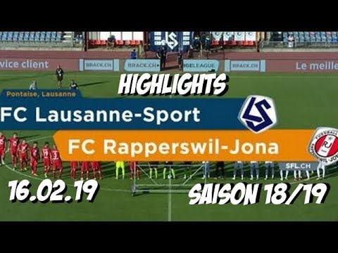 Highlights: Fc Lausanne - Sport vs Fc Rapperswil - Jona (16.02.19)