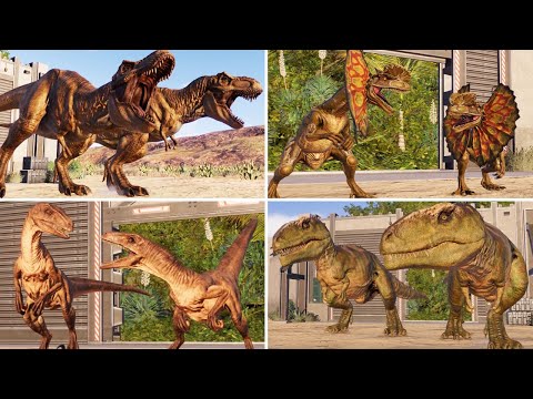 ALL 26 CARNIVORE DINOSAURS MAX EGG INTRODUCTION - Jurassic World Evolution 2