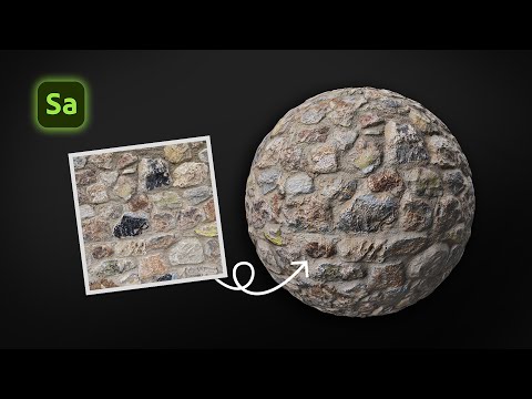 From single photo to PBR Material: Substance Sampler