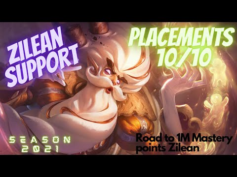 10/10 Placements | Road to 1M Mastery Points Zilean ⌛ League of Legends S11