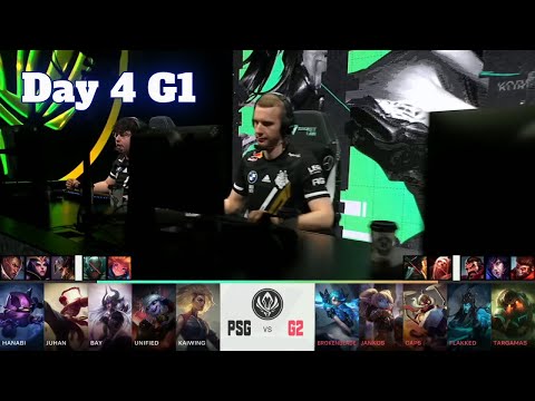 PSG vs G2 - Day 4 LoL MSI 2022 Rumble Stage | PSG Talon vs G2 Esports full game