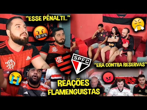 REAÇÕES dos FLAMENGUISTAS FURIOSOS com o EMPATE - FLAMENGO 1X1 SÃO PAULO [REACT BRASILEIRÃO 2023]