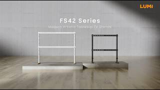Modern Artistic Tabletop TV Stands | FS42 Series | LUMI