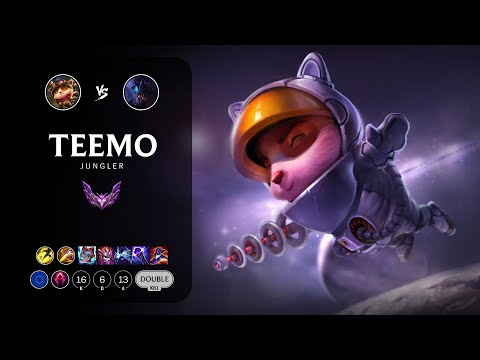 Teemo Jungle vs Rek'Sai - EUW Master Patch 13.18