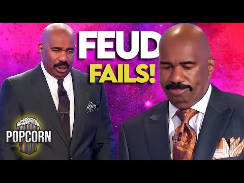 FUNNIEST Family Feud FAILS That Made Steve Harvey Question His Job!