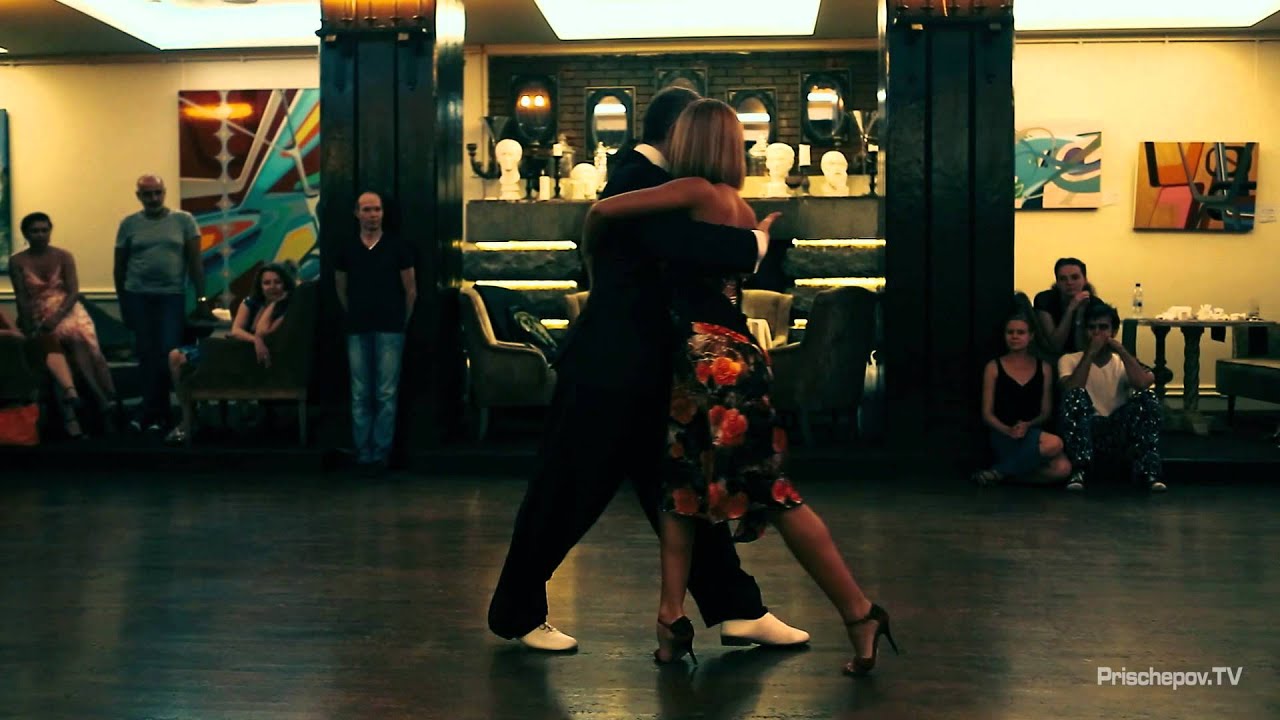 Julia Hiriart Urruty - Roman Konyshev, 2-3, Prischepov Milonga ресторан "Архитектор" 16.07.2014