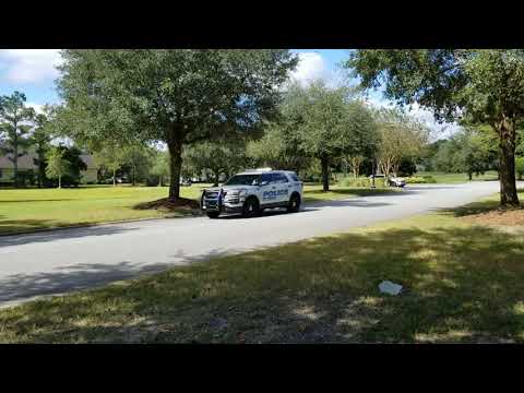 St. Mary's Police Department Car 726 Responding