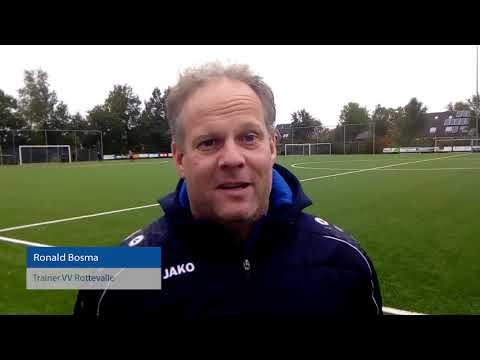 Trainer Ronald Bosma van VV Rottevalle over de wedstrijd tegen SC Twijzel