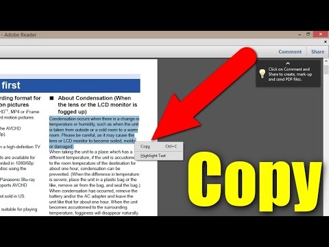 How to Copy Text from a PDF file