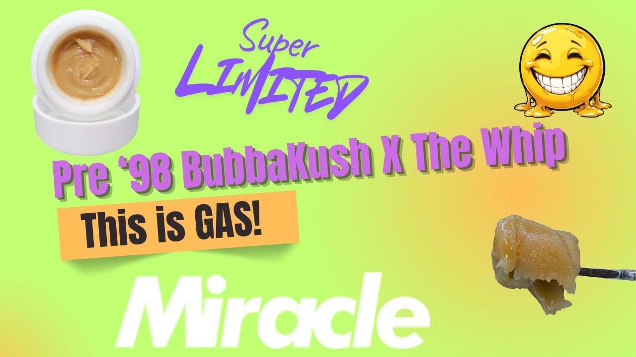BUBBAWHIP! ROSIN FROM MIRACLE OF THE DESERT 🌵 IS GAS!⛽️