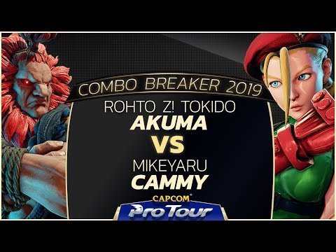 ROHTO Z! Tokido (Akuma) vs Mikeyaru (Cammy) - Combo Breaker 2019 Day 1 Pools - CPT 2019