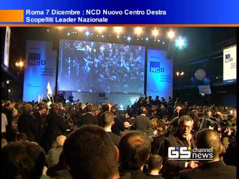 Giuseppe Scopelliti tra i leader nazionali del Ncd: "Oggi rinasce la speranza"