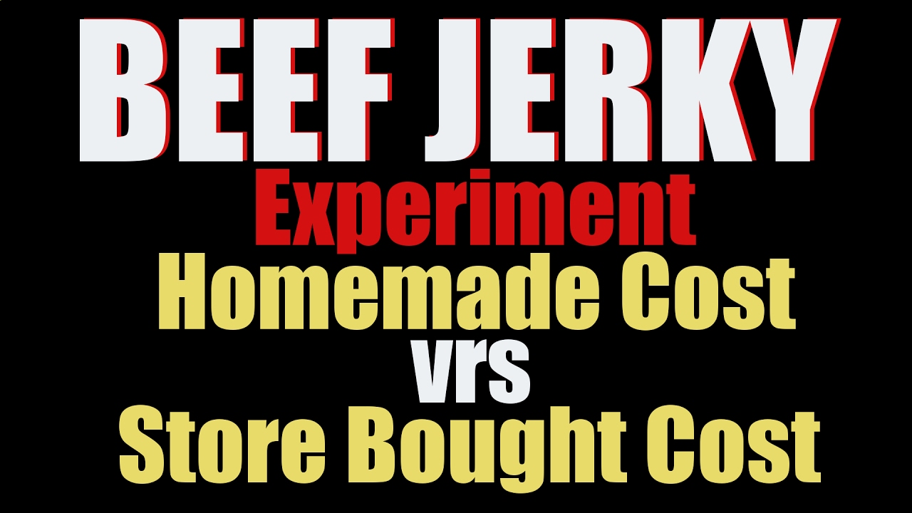 Homemade vs. Store-Bought Jerky: Comparing Costs
