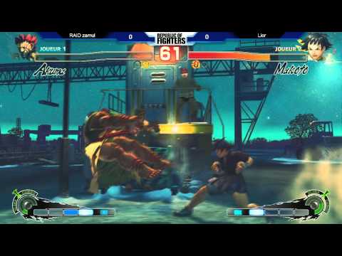 Republic Of Fighters #2 - SF4 Demi-Finale Losers - Zamul (Akuma) vs Lior (Makoto)