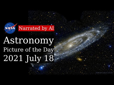 APOD: 2021-07-18 - The Andromeda Galaxy in Ultraviolet (Narrated by Brian)