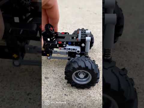 compact 4x4 drive, steering & suspension, Lego MOC!