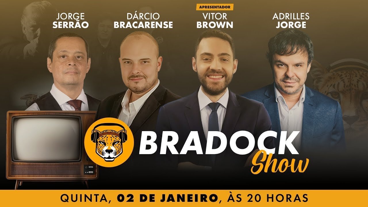 Bradock Show 02/01/25 - Vitor Brown, Jorge Serrão, Dárcio Bracarense e Adrilles Jorge