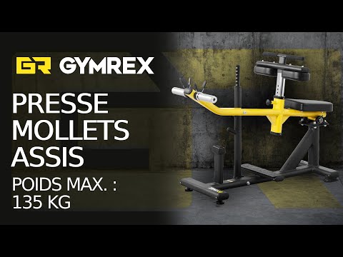 Vidéo - Presse mollets assis - 135 kg