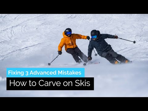 How to Carve on Skis | Fixing 3 Advanced Common Mistakes thumbnail