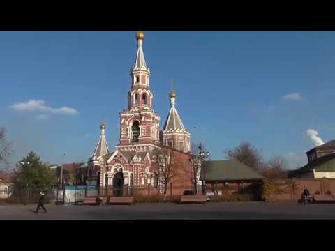 Соборная площадь в городе Каменское (Дне