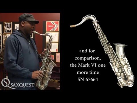 James Carter plays a Selmer Mark VI & Balanced Action C-Melody Saxophone