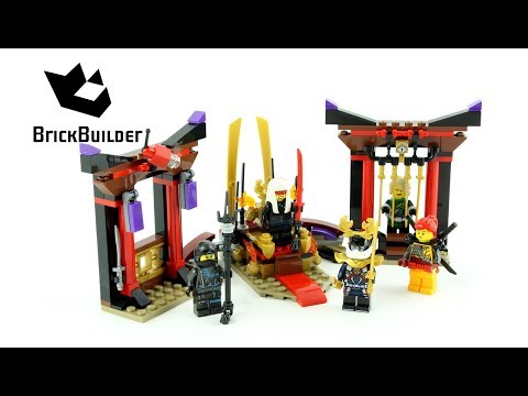 Vidéo LEGO Ninjago 70651 : La confrontation dans la salle du trône