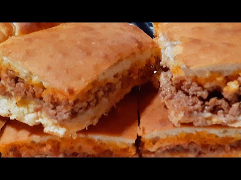 BRZA POGAČA PUNJENA MLJEVENIM MESOM