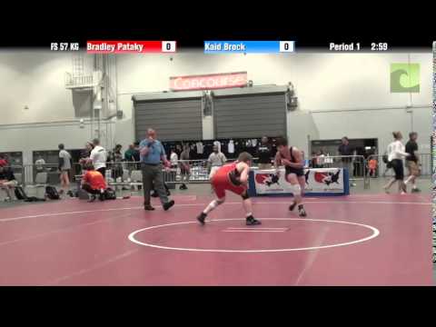 Mens FS FS 57 KG - Bradley Pataky vs. Kaid Brock