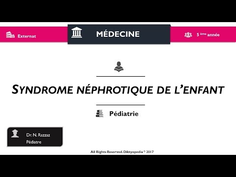 Syndrome néphrotique de l’enfant