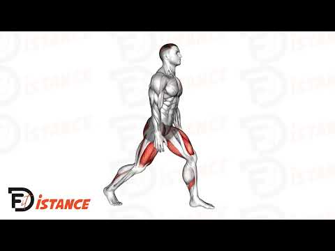 Exercice Fentes statiques au poids du corps
