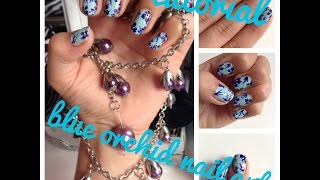 Blue Orchid Nail Art -Advanced |GGNails